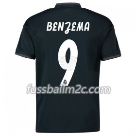 Fußballtrikots Real Madrid Benzema 9 Auswärts Trikotsatz 2018-2019